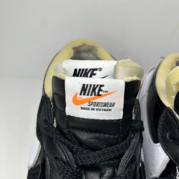 Nike Sacai X Blazer Low \'Black Patent’ Size 6.5 Authentic 100% main image 11